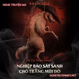 Chó Trắng Mũi Đỏ